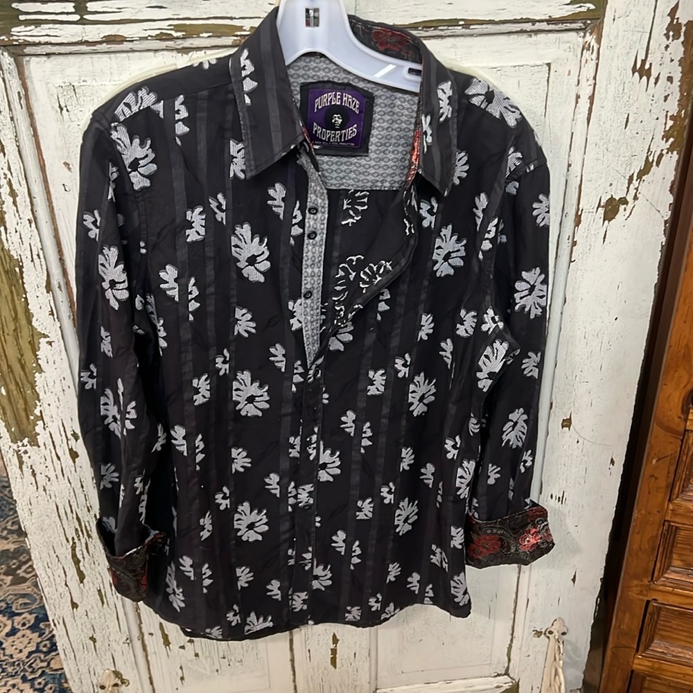 Purple Haze Properties Jimi Hendrix Black shirt